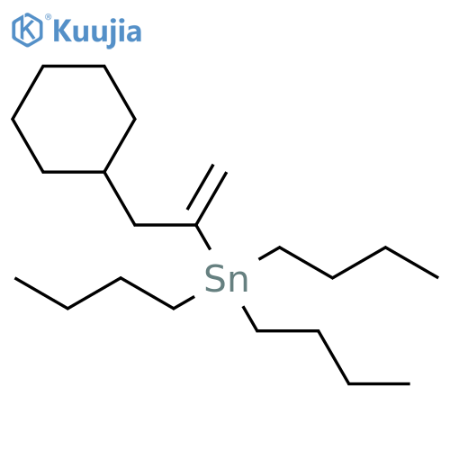 Stannane, tributyl[1-(cyclohexylmethyl)ethenyl]- structure