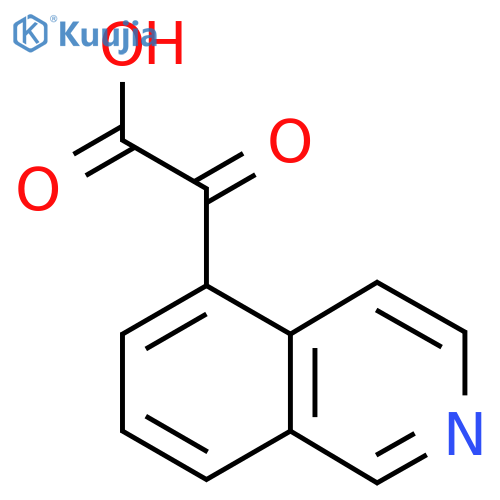 2-(isoquinolin-5-yl)-2-oxoacetic acid structure