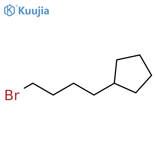 Cyclopentane, (4-bromobutyl)- structure