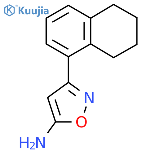 3-(5,6,7,8-tetrahydronaphthalen-1-yl)-1,2-oxazol-5-amine structure