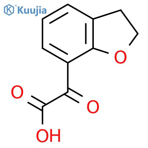 2-(2,3-dihydro-1-benzofuran-7-yl)-2-oxoacetic acid structure