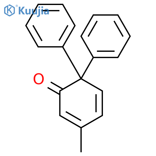 2,4-Cyclohexadien-1-one, 3-methyl-6,6-diphenyl- structure