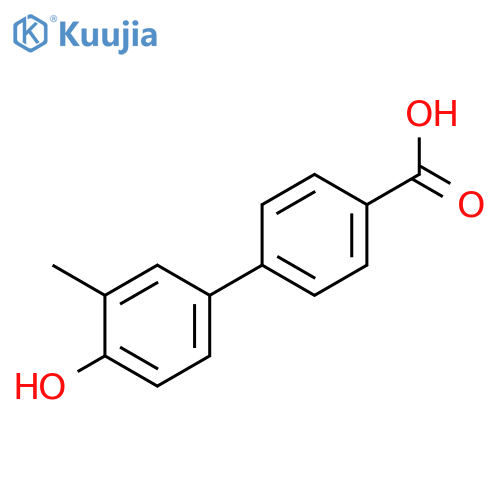 4-(4-Carboxyphenyl)-2-methylphenol structure
