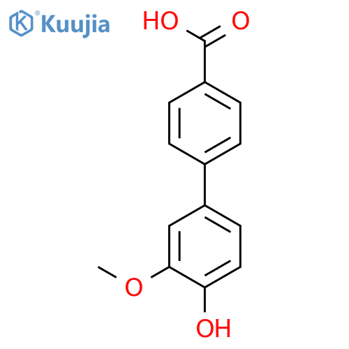 4-(4-Carboxyphenyl)-2-methoxyphenol structure