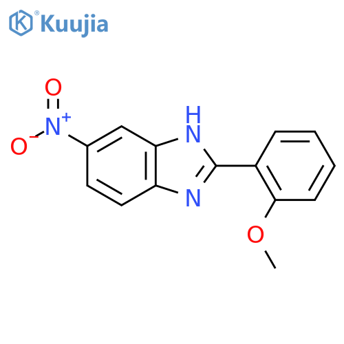 2-(2-Methoxyphenyl)-6-nitro-1H-benzo[D]imidazole structure