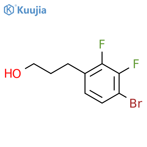 3-(4-bromo-2,3-difluorophenyl)propan-1-ol structure