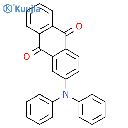 9,10-Anthracenedione, 2-(diphenylamino)- structure