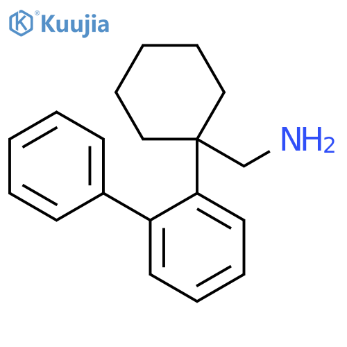 1-(2-phenylphenyl)cyclohexylmethanamine structure