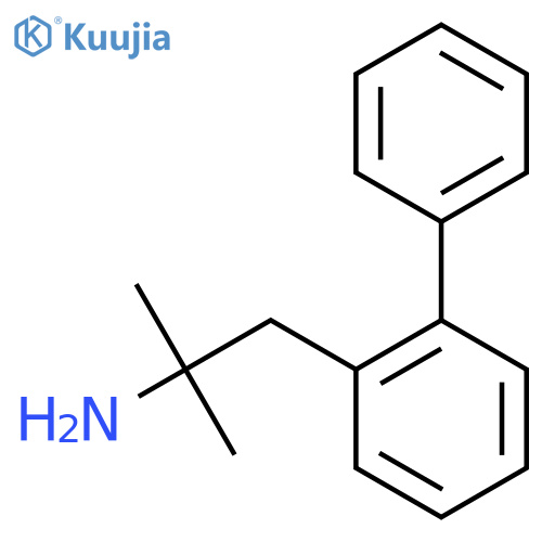 2-methyl-1-(2-phenylphenyl)propan-2-amine structure