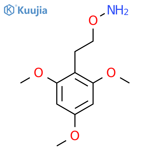 O-2-(2,4,6-trimethoxyphenyl)ethylhydroxylamine structure