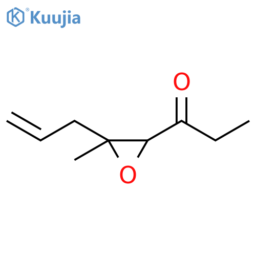 1-Propanone, 1-[3-methyl-3-(2-propenyl)oxiranyl]- structure