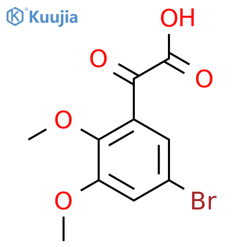 2-(5-bromo-2,3-dimethoxyphenyl)-2-oxoacetic acid structure