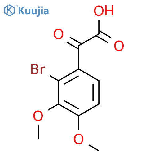2-(2-bromo-3,4-dimethoxyphenyl)-2-oxoacetic acid structure