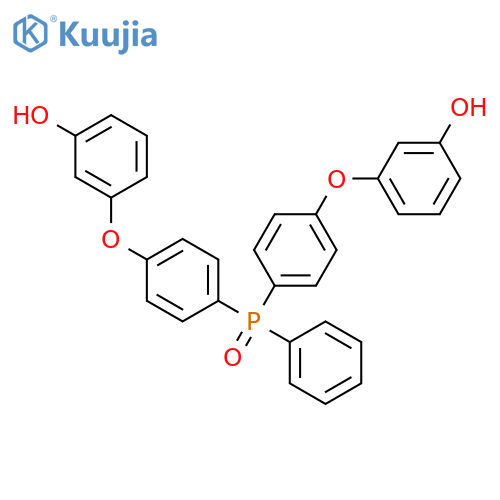 Phenol, 3,3'-[(phenylphosphinylidene)bis(4,1-phenyleneoxy)]bis- structure