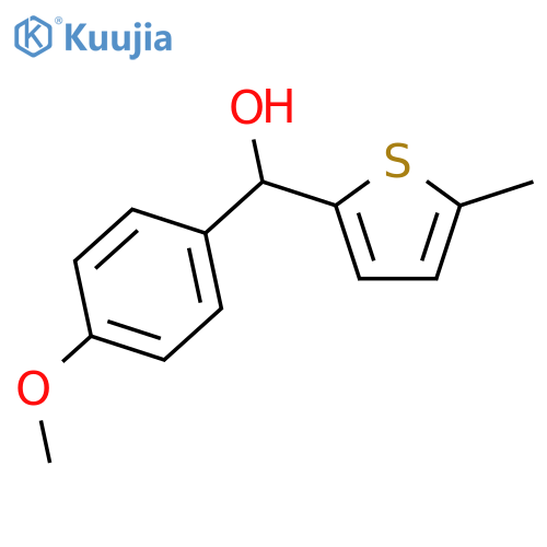 4-METHOXYPHENYL-(5-METHYL-2-THIENYL)METHANOL structure