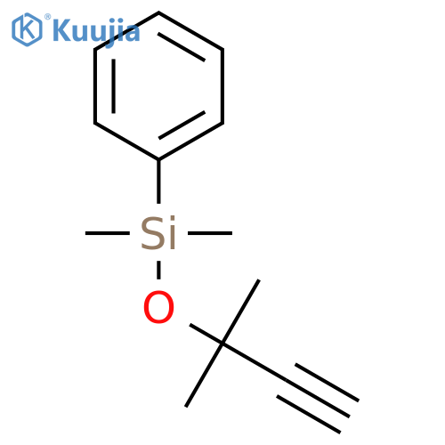 Silane, [(1,1-dimethyl-2-propynyl)oxy]dimethylphenyl- structure