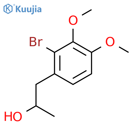 1-(2-bromo-3,4-dimethoxyphenyl)propan-2-ol structure