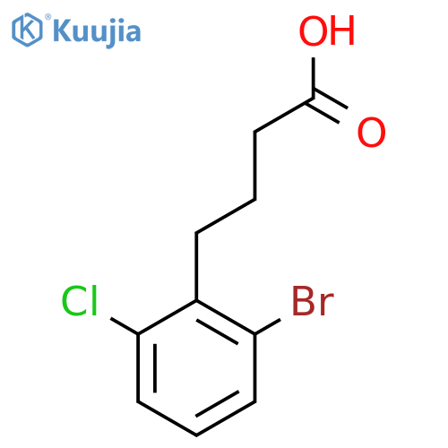 4-(2-bromo-6-chlorophenyl)butanoic acid structure