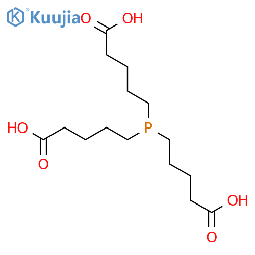 Pentanoic acid, 5,5',5''-phosphinidynetris- structure