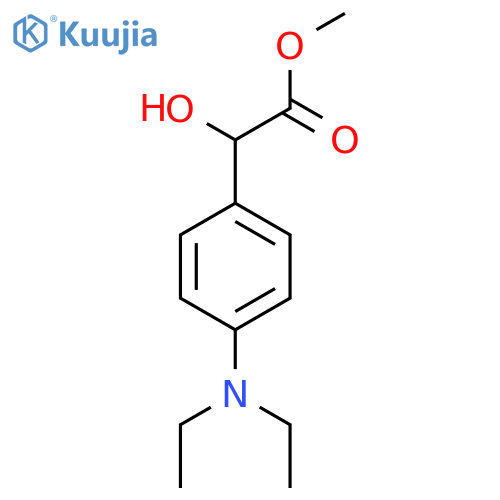 methyl 2-4-(diethylamino)phenyl-2-hydroxyacetate structure