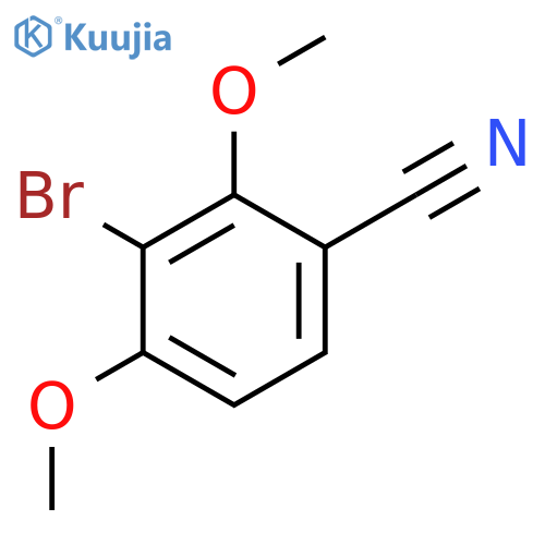 3-Bromo-2,4-dimethoxybenzonitrile structure