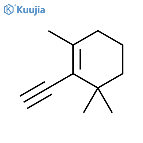 2-Ethynyl-1,3,3-trimethylcyclohex-1-ene structure