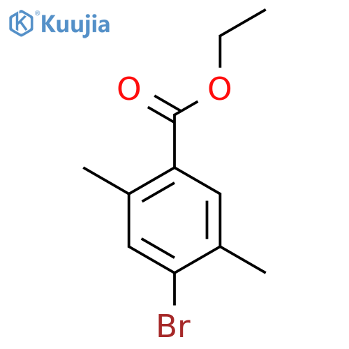 Ethyl 4-bromo-2,5-dimethylbenzoate structure