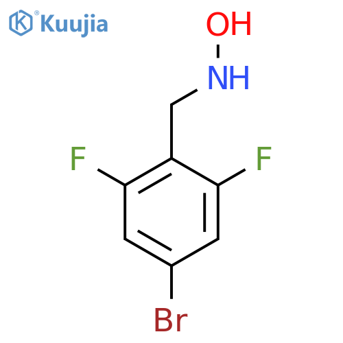 N-(4-bromo-2,6-difluorophenyl)methylhydroxylamine structure