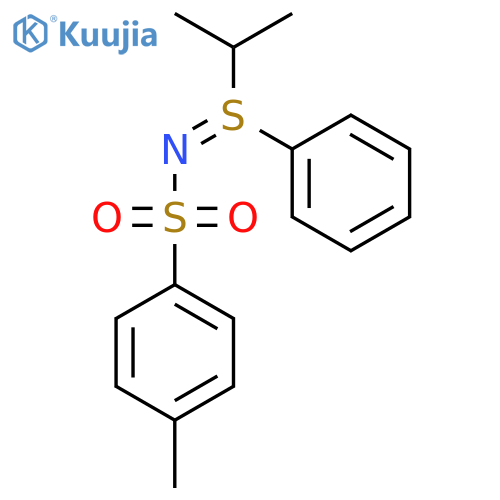 4-methyl-N-[phenyl(propan-2-yl)-lambda~4~-sulfanylidene]benzenesulfonamide structure