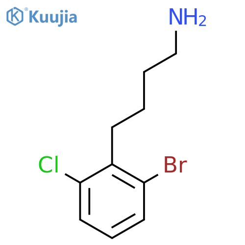 4-(2-bromo-6-chlorophenyl)butan-1-amine structure