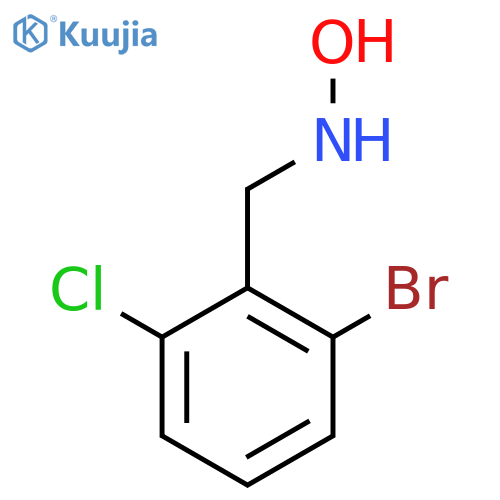 N-(2-bromo-6-chlorophenyl)methylhydroxylamine structure