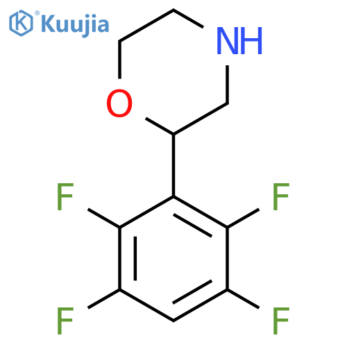 2-(2,3,5,6-tetrafluorophenyl)morpholine structure