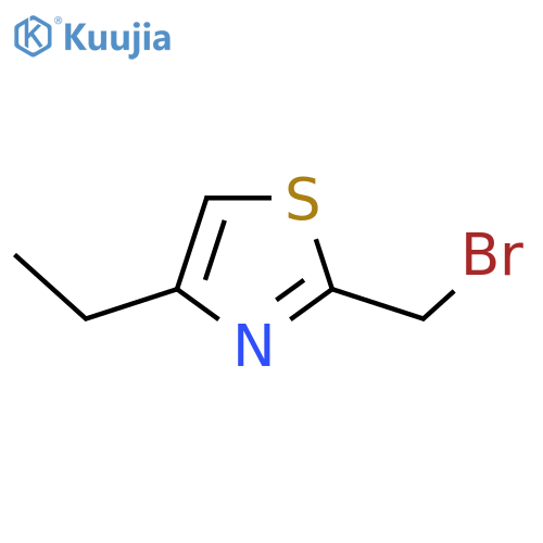 2-(Bromomethyl)-4-ethyl-1,3-thiazole structure
