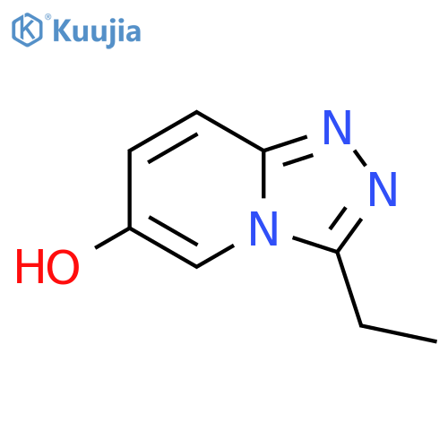 3-ethyl-1,2,4triazolo4,3-apyridin-6-ol structure