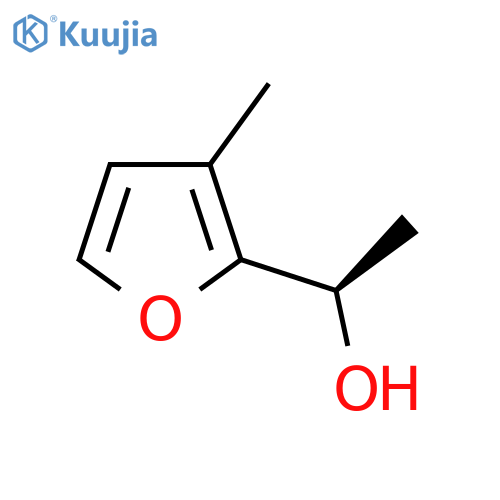 (1R)-1-(3-methylfuran-2-yl)ethan-1-ol structure