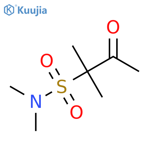 N,N,2-trimethyl-3-oxobutane-2-sulfonamide structure