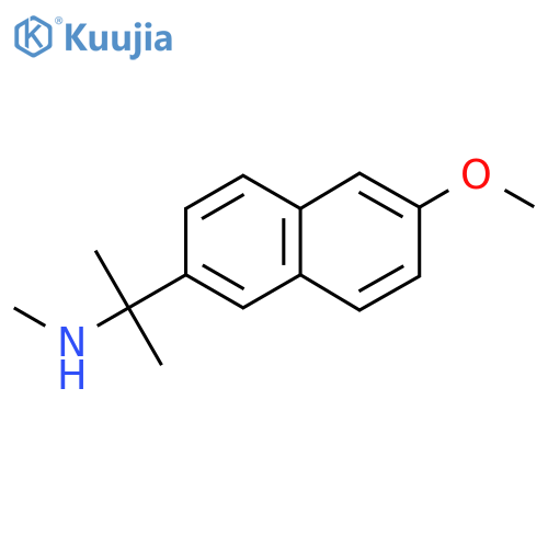 2-(6-methoxynaphthalen-2-yl)propan-2-yl(methyl)amine structure