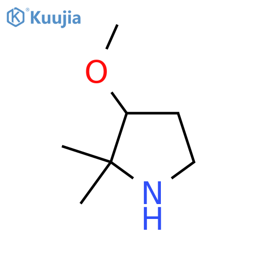 3-Methoxy-2,2-dimethylpyrrolidine structure