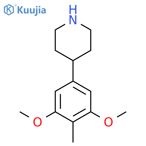 4-(3,5-dimethoxy-4-methylphenyl)piperidine structure