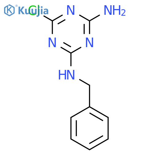 N-Benzyl-6-chloro-1,3,5-triazine-2,4-diamine structure