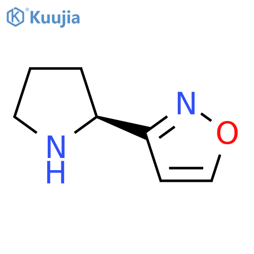 3-(2S)-pyrrolidin-2-yl-1,2-oxazole structure