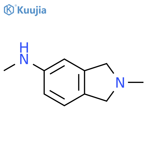 N,2-dimethyl-2,3-dihydro-1H-isoindol-5-amine structure