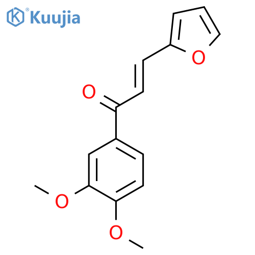 (2E)-1-(3,4-Dimethoxyphenyl)-3-(furan-2-yl)prop-2-en-1-one structure