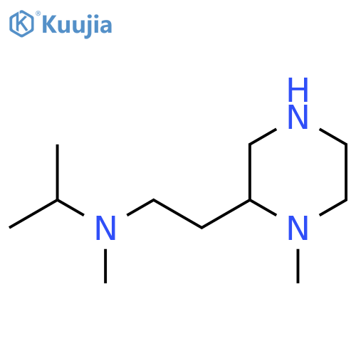 methyl2-(1-methylpiperazin-2-yl)ethyl(propan-2-yl)amine structure