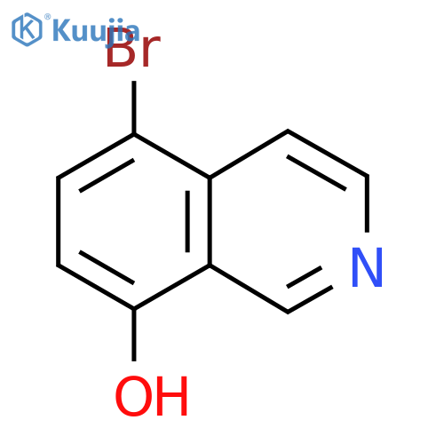 5-Bromoisoquinolin-8-ol structure