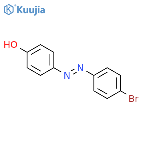 Phenol, 4-[(1E)-2-(4-bromophenyl)diazenyl]- structure