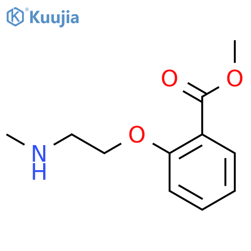methyl 2-2-(methylamino)ethoxybenzoate structure