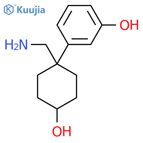 3-1-(aminomethyl)-4-hydroxycyclohexylphenol structure