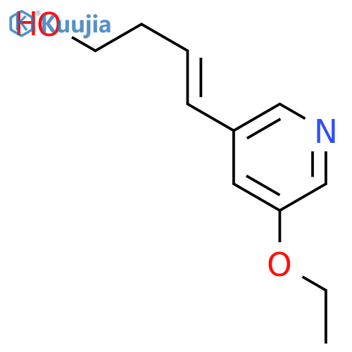 (3E)-4-(5-Ethoxy-3-pyridinyl)-3-buten-1-ol structure