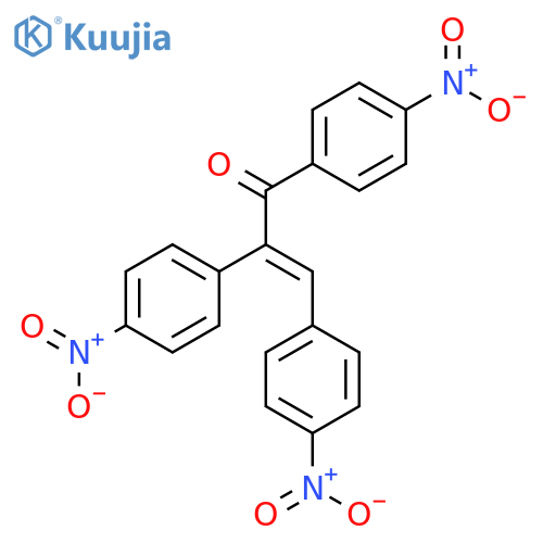1,2,3-Tris(4-nitrophenyl)prop-2-en-1-one structure